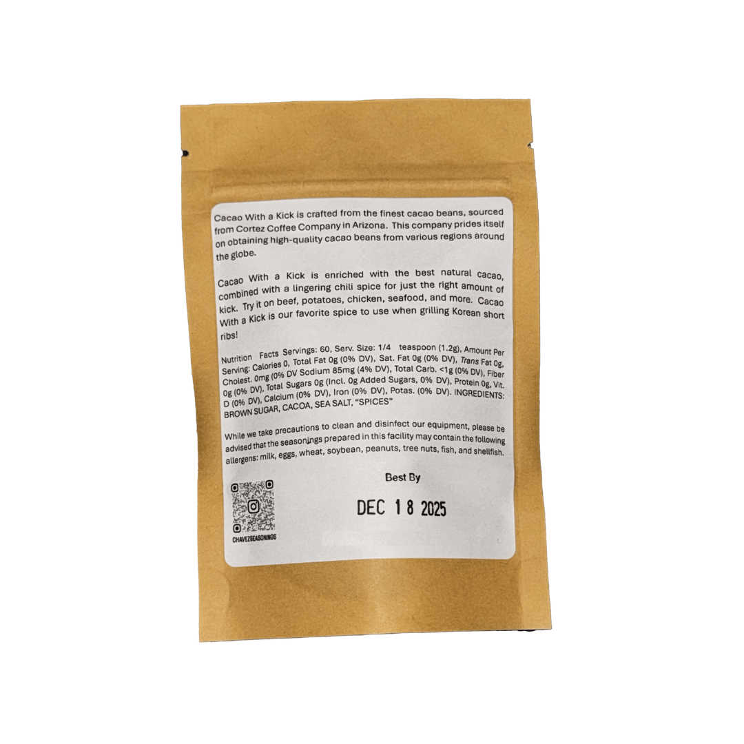 Cacao With a Kick! 2.5 oz